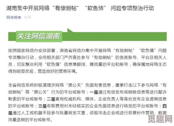 国产网站黄色：近期网络监管加强，多个平台被查处，色情内容治理成社会关注焦点