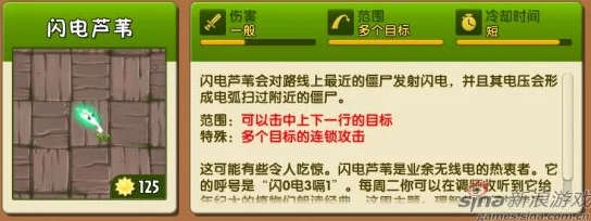 网友热议：植物大战僵尸2闪电芦苇实战评测与详细数据图鉴大全